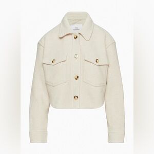 Cream cropped jacket